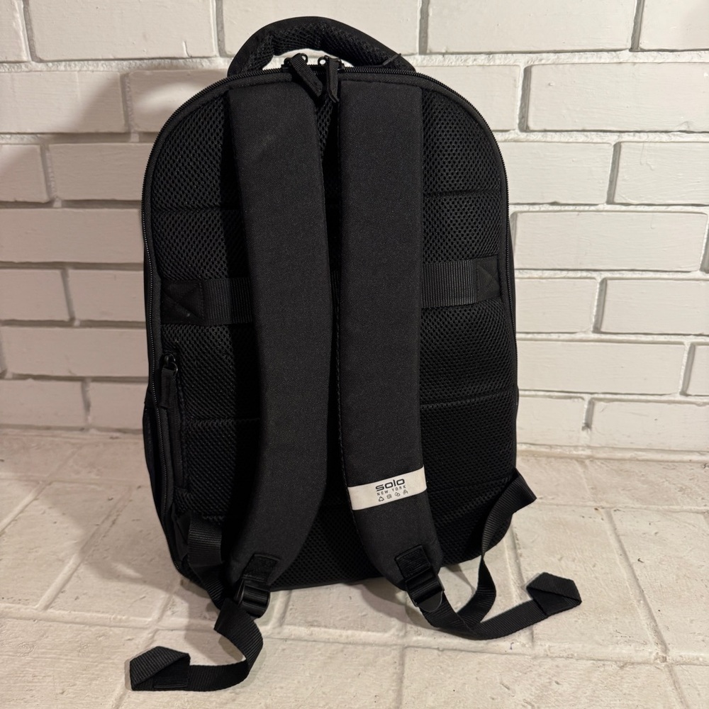 Solo New York Re Define Backpack, Black, Laptop Tote - Picture 6 of 16